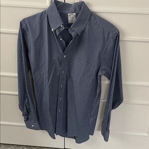 Brooks Brothers Blue/white patterned Button Down Shirt